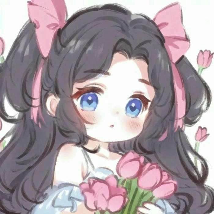 Hình ảnh chibi nữ cute mèo ngọt ngào như thú cưng dễ thương