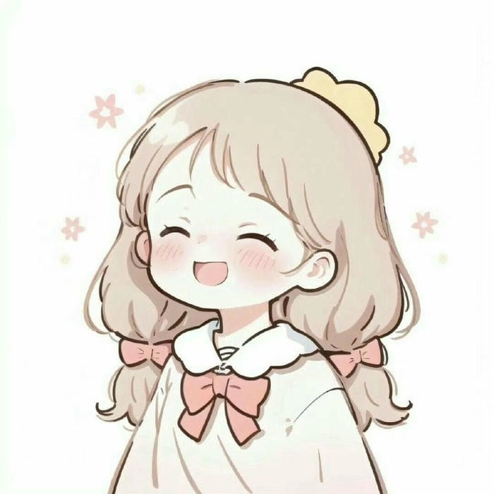 Hình nền hình anime chibi nữ cute lung linh cho điện thoại bạn