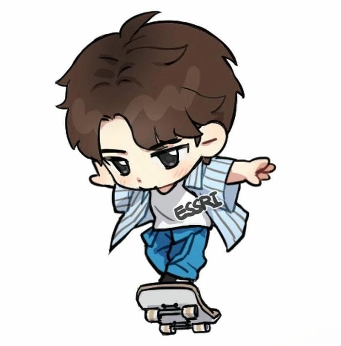 Mẫu vẽ tranh chibi cute ngộ nghĩnh cho bạn