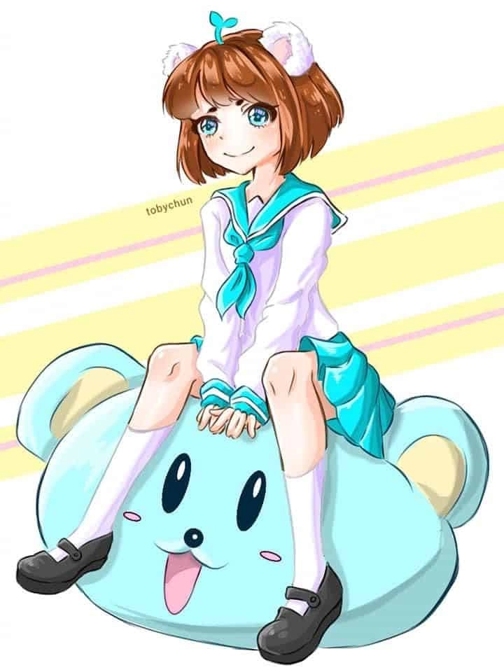 Tải ngay ảnh mèo simmy cute chibi