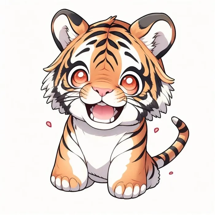 Bộ ảnh hổ béo chibi khiến bạn tan chảy