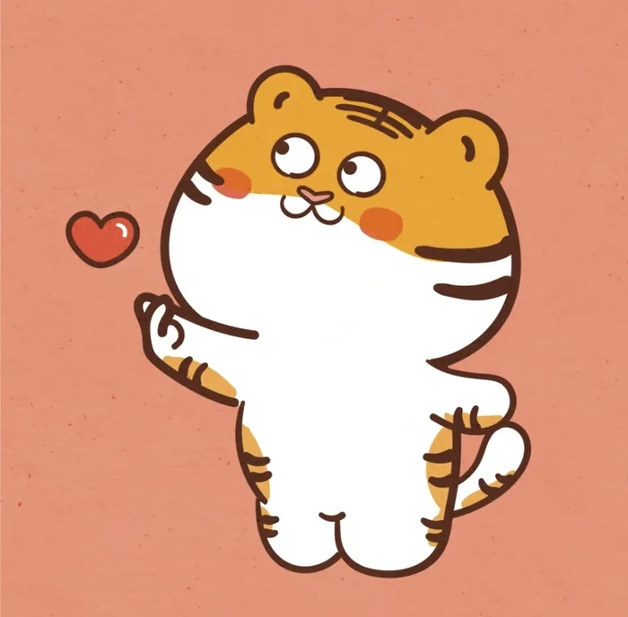 Cập nhật ngay avatar hổ chibi độc đáo