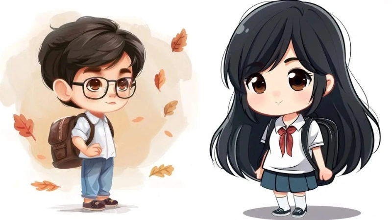 Học sinh chibi là gì khiến dân mạng phát sốt