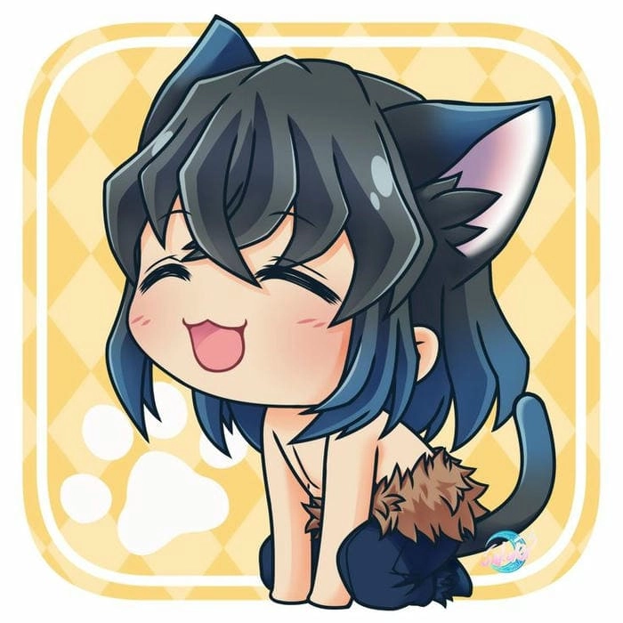 Vẻ ngoài siêu dễ thương inosuke chibi