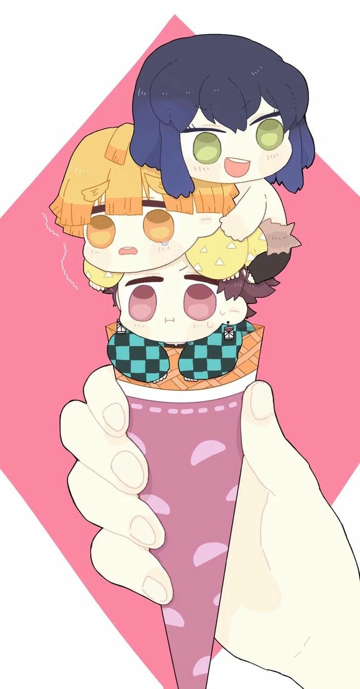 Khoảnh khắc inosuke chibi cười tươi