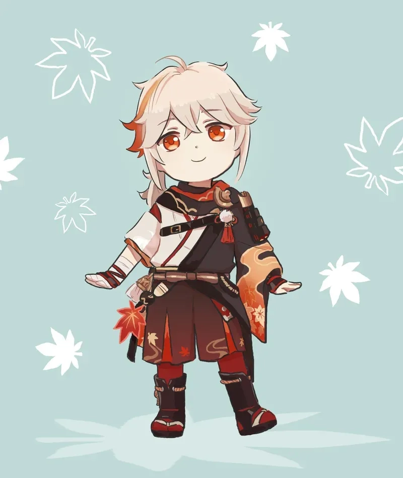 Dễ thương khó cưỡng với chibi kazuha genshin