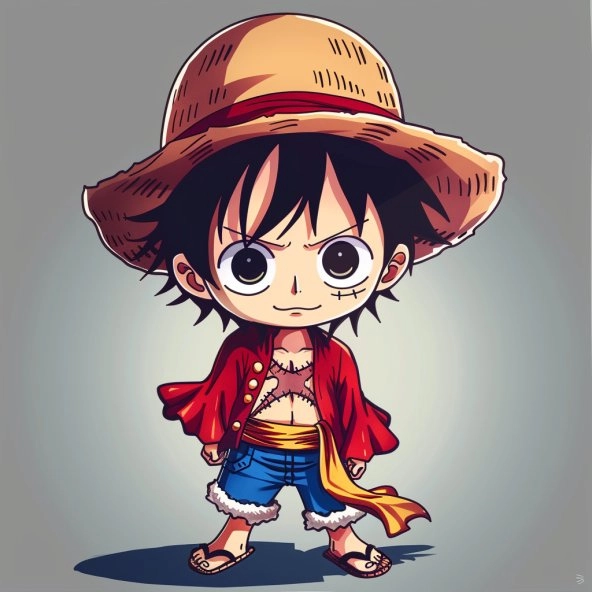 Ngắm nhìn luffy chibi cute cực yêu