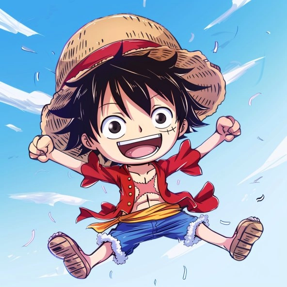 Bộ sưu tập ảnh luffy chibi đáng yêu