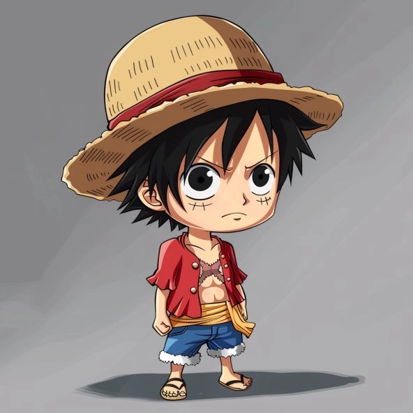 Tạo hình độc đáo của luffy wano chibi