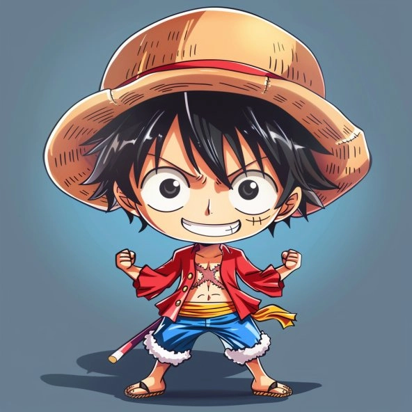 Băng anh em ace sabo luffy chibi cực ngầu