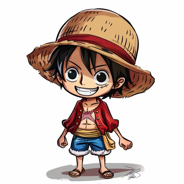 Cùng khám phá hình chibi luffy độc đáo