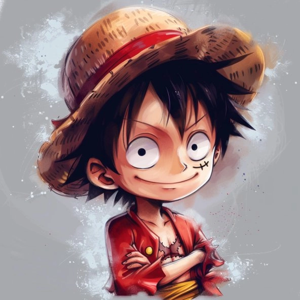 Đặt ngay hình nền luffy chibi cực xinh