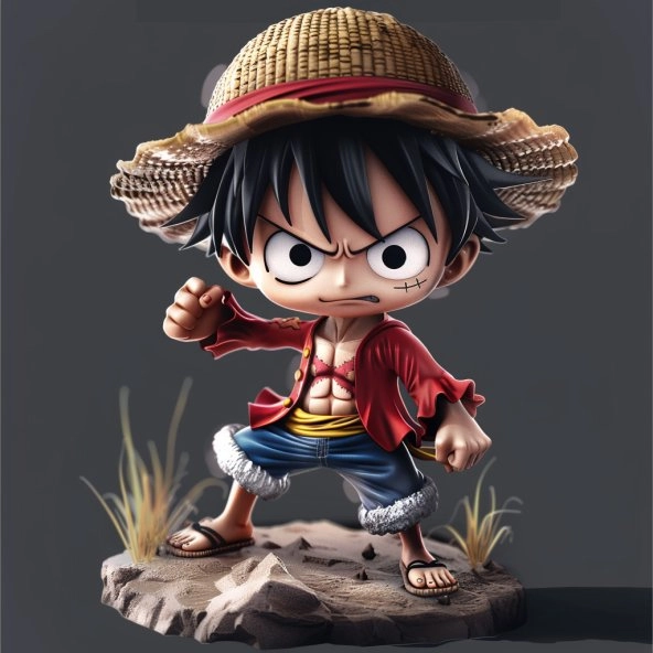 Hình ảnh one chibi luffy đầy cá tính