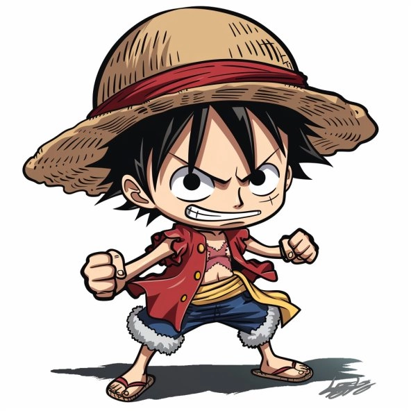 Gợi ý cách vẽ luffy chibi cute đẹp