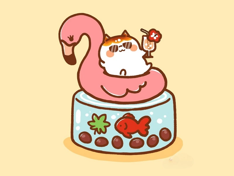 Chọn ngay hình cute mèo chibi cực hot