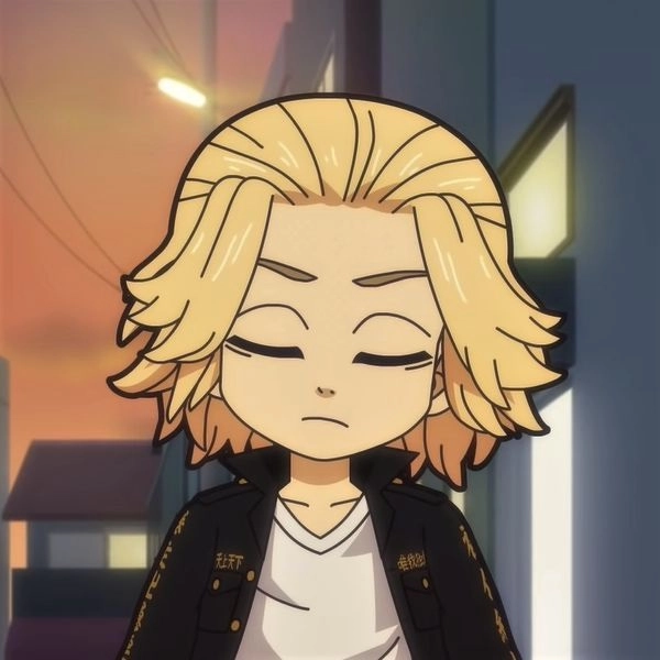 Tạo hình mạnh mẽ mikey chibi revengers