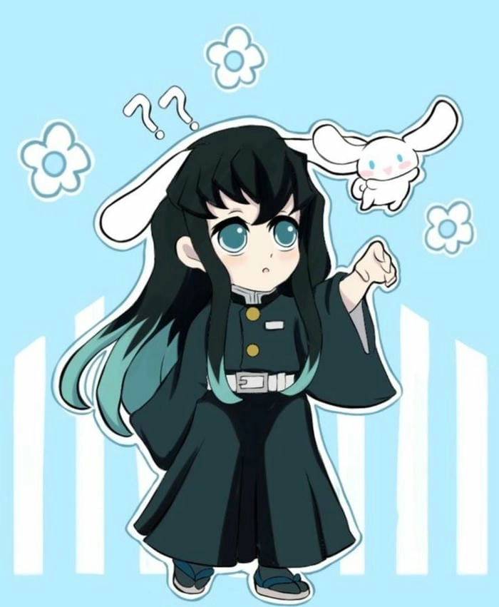 Vẽ muichirou chibi cute chi tiết ấn tượng