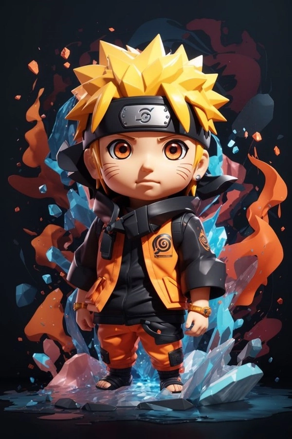Phong cách naruto chibi ngầu cuốn hút
