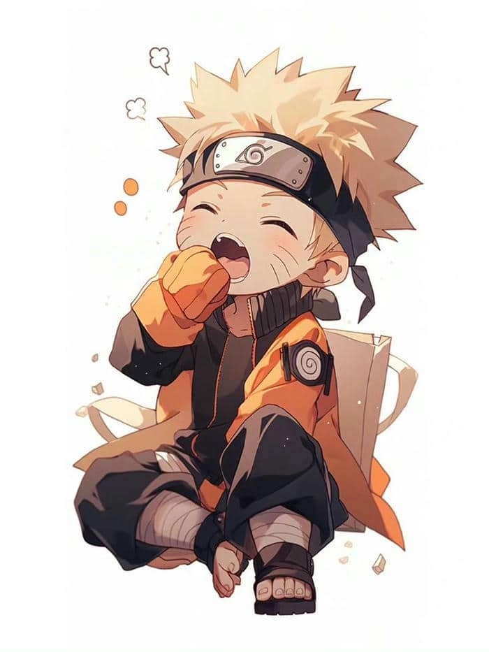 Hình ảnh đội 7 naruto chibi đáng yêu