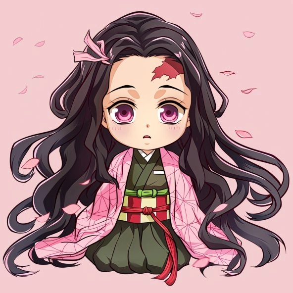 Hướng dẫn cách vẽ nezuko chibi dễ