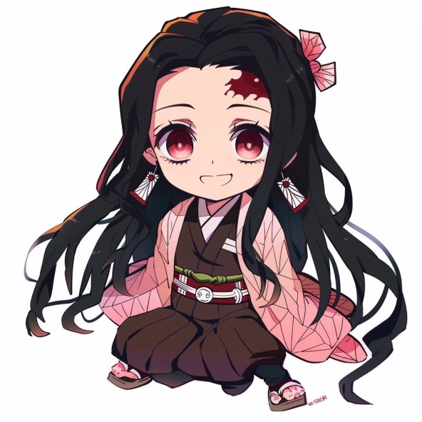 Chọn avatar nezuko chibi siêu dễ thương