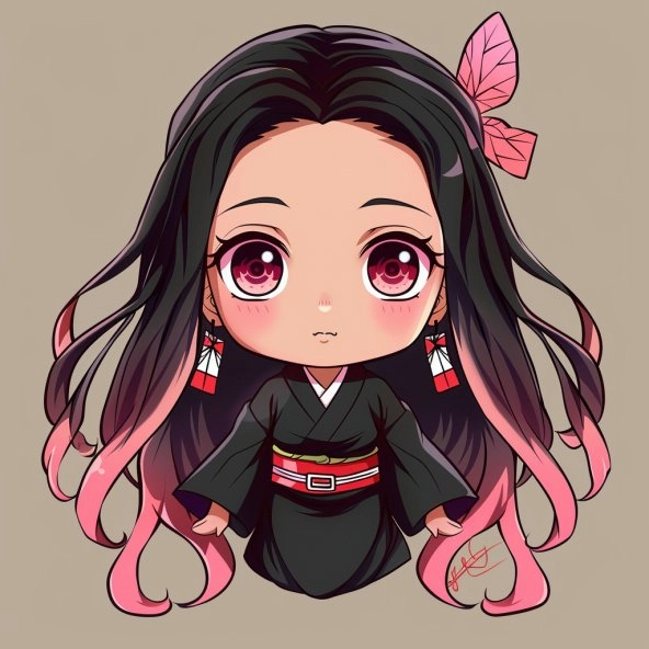 Thử ngay cute cách vẽ nezuko chibi
