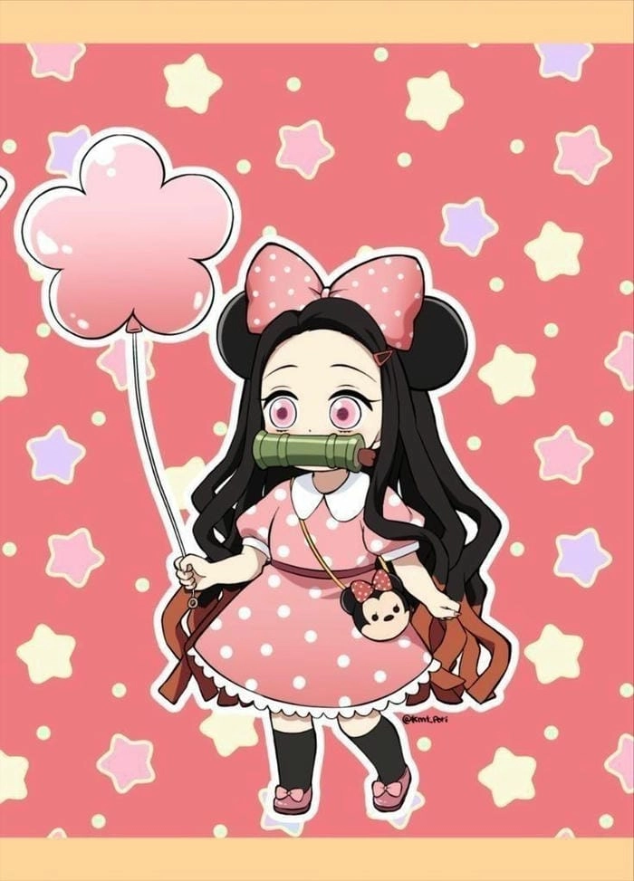Hướng dẫn vẽ nezuko chibi cute dễ