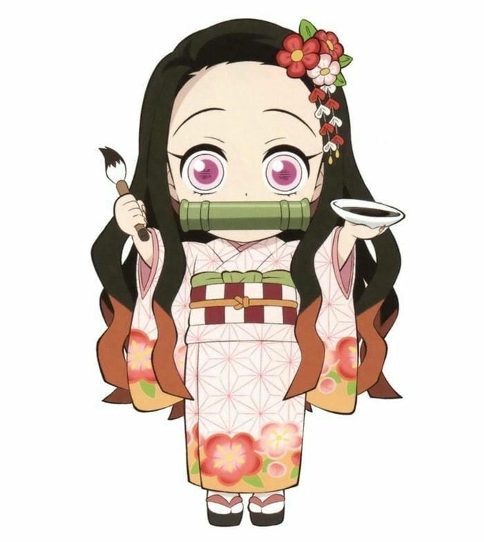 Tải ngay ảnh nezuko chibi dễ thương