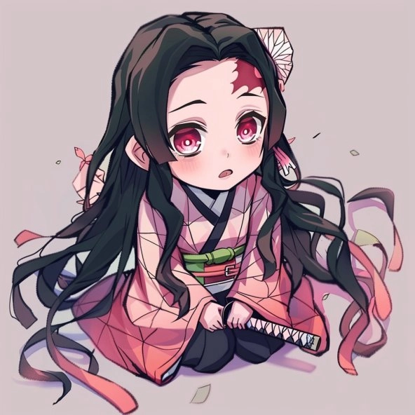 Chiêm ngưỡng hình nezuko chibi cute