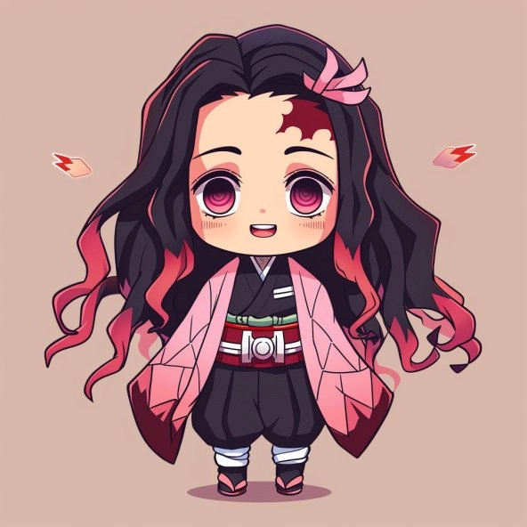 Thưởng thức cute anime nezuko chibi