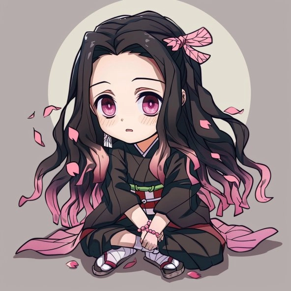 Khám phá cute nezuko chibi running cực ngầu