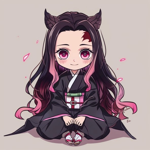 Ảnh shinobu and nezuko chibi siêu dễ thương
