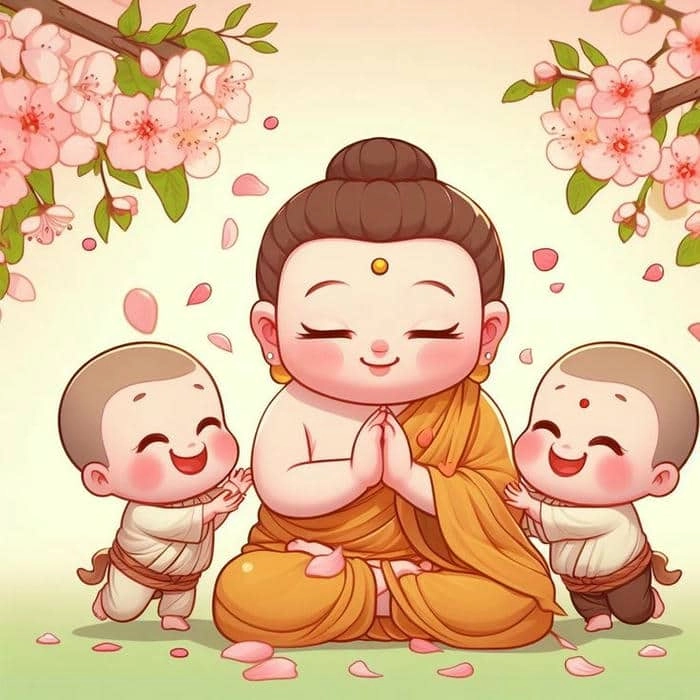 Tuyển chọn hình ảnh phật chibi độc đáo