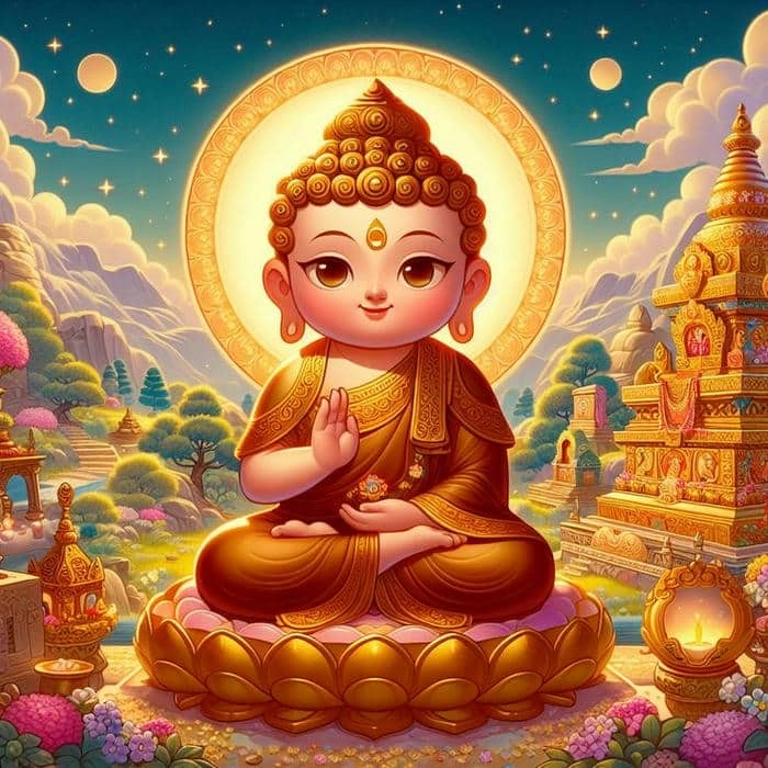 Cách đơn giản để vẽ tranh phật chibi