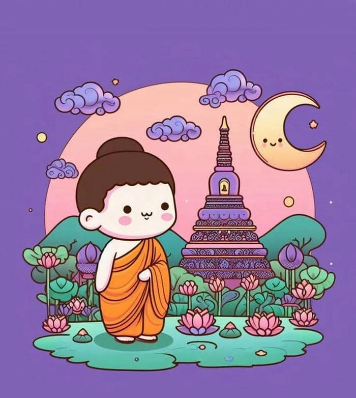 Đổi mới tâm hồn qua avatar phật chibi