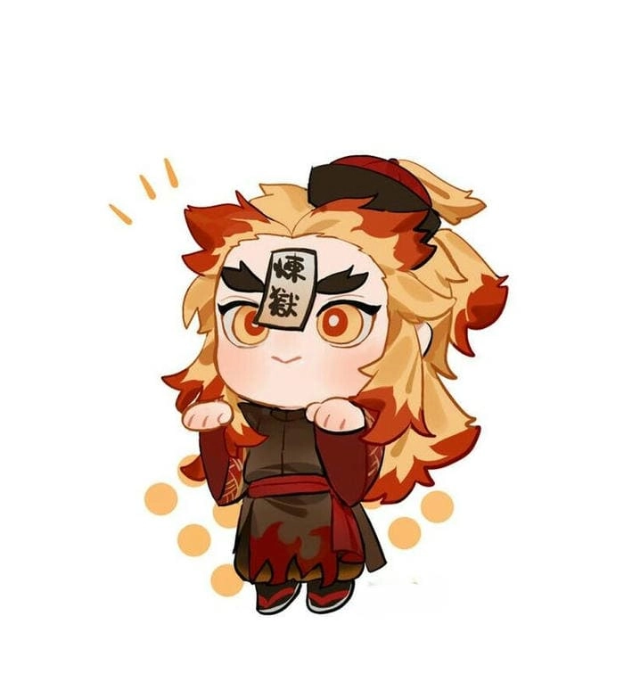 Hé lộ cách vẽ rengoku chibi cực chi tiết