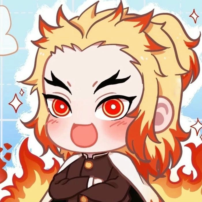 Fan cứng tìm kiếm rengoku kyoujurou chibi