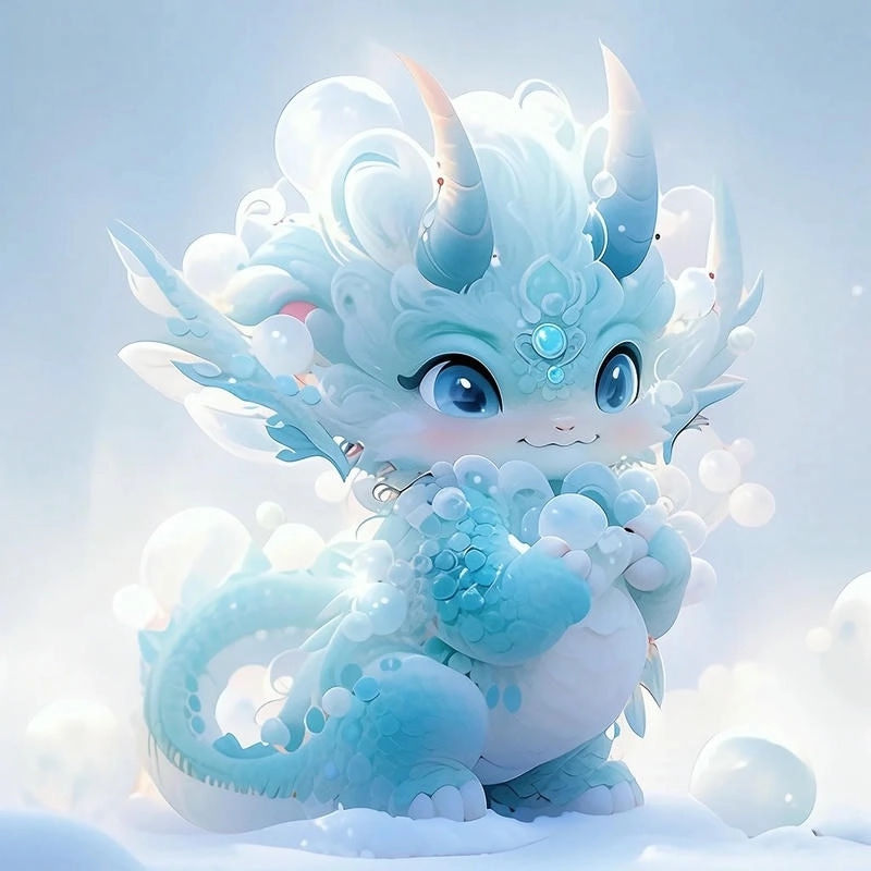 Thay đổi hình nền rồng chibi cute cực xinh