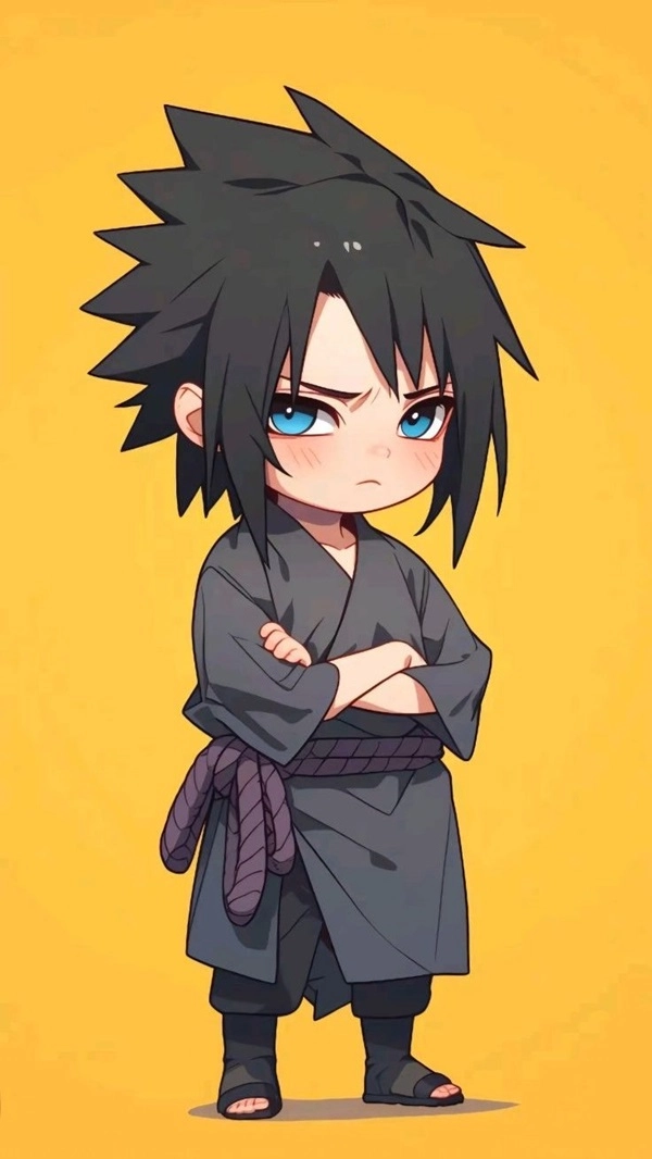 Sasuke chibi lạnh lùng đầy cuốn hút