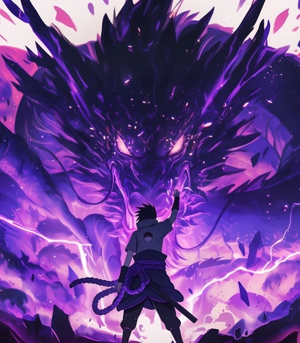 Cute sasuke chibi drawing chuẩn nét nghệ thuật