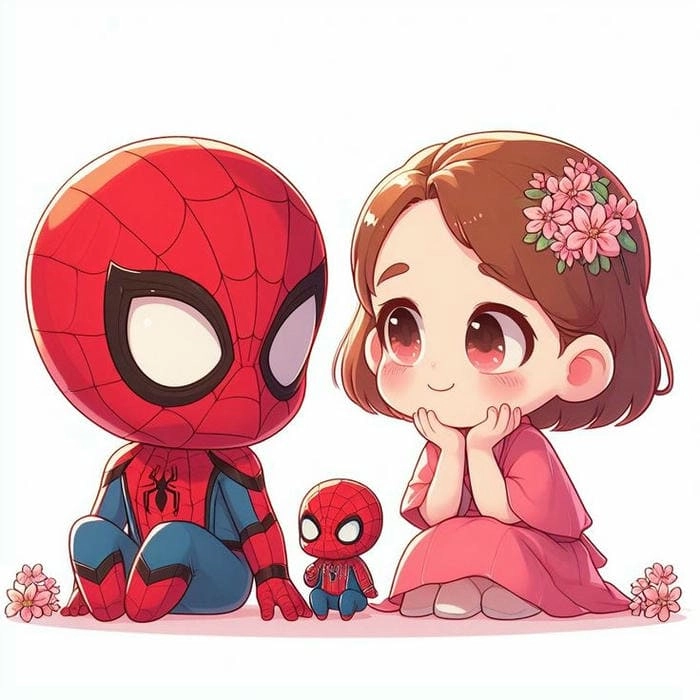 Tổng hợp hình ảnh chibi spiderman cho fan siêu anh hùng