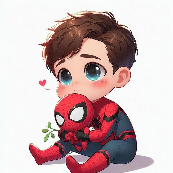 Ngắm nhìn loạt spider man chibi cute đáng yêu