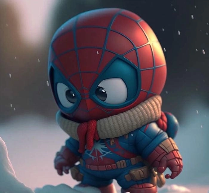 Tải mẫu cute chibi spiderman drawing đẹp dễ vẽ