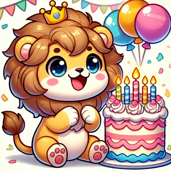 Ý tưởng vẽ cung sư tử nữ chibi dịu dàng cá tính