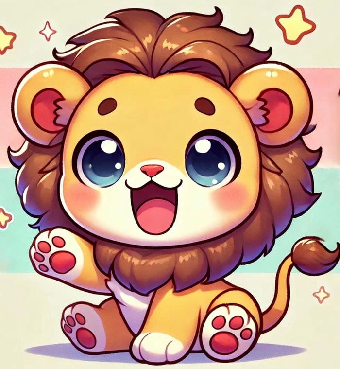 Khám phá cách vẽ sư tử chibi từng bước