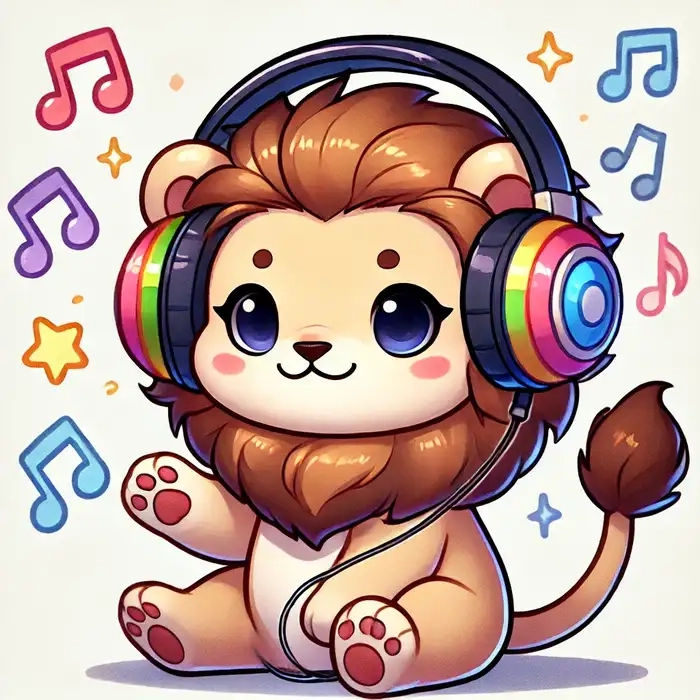 Xem ngay bộ ảnh sư tử chibi cute đáng yêu nổi bật