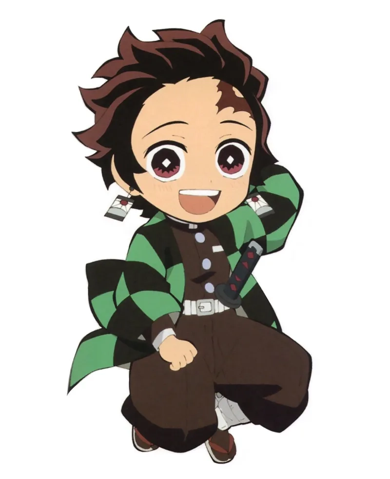 Cảm hứng từ tanjiro kamado chibi độc đáo