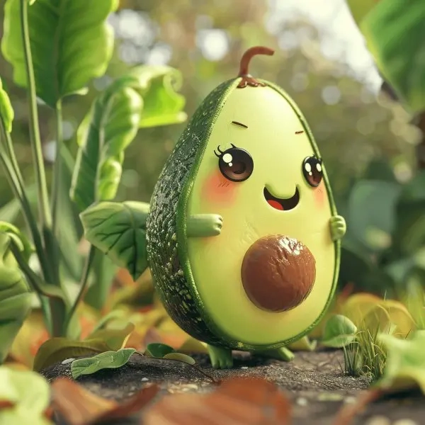 Góc dễ thương với trái bơ cute đang hot