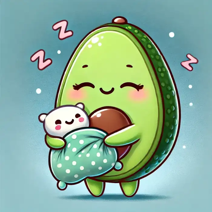 Khám phá mẫu vẽ quả bơ chibi đẹp mắt