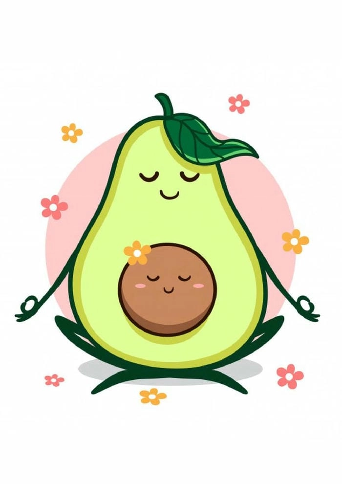 Cả bộ sưu tập chibi quả bơ đỉnh cao